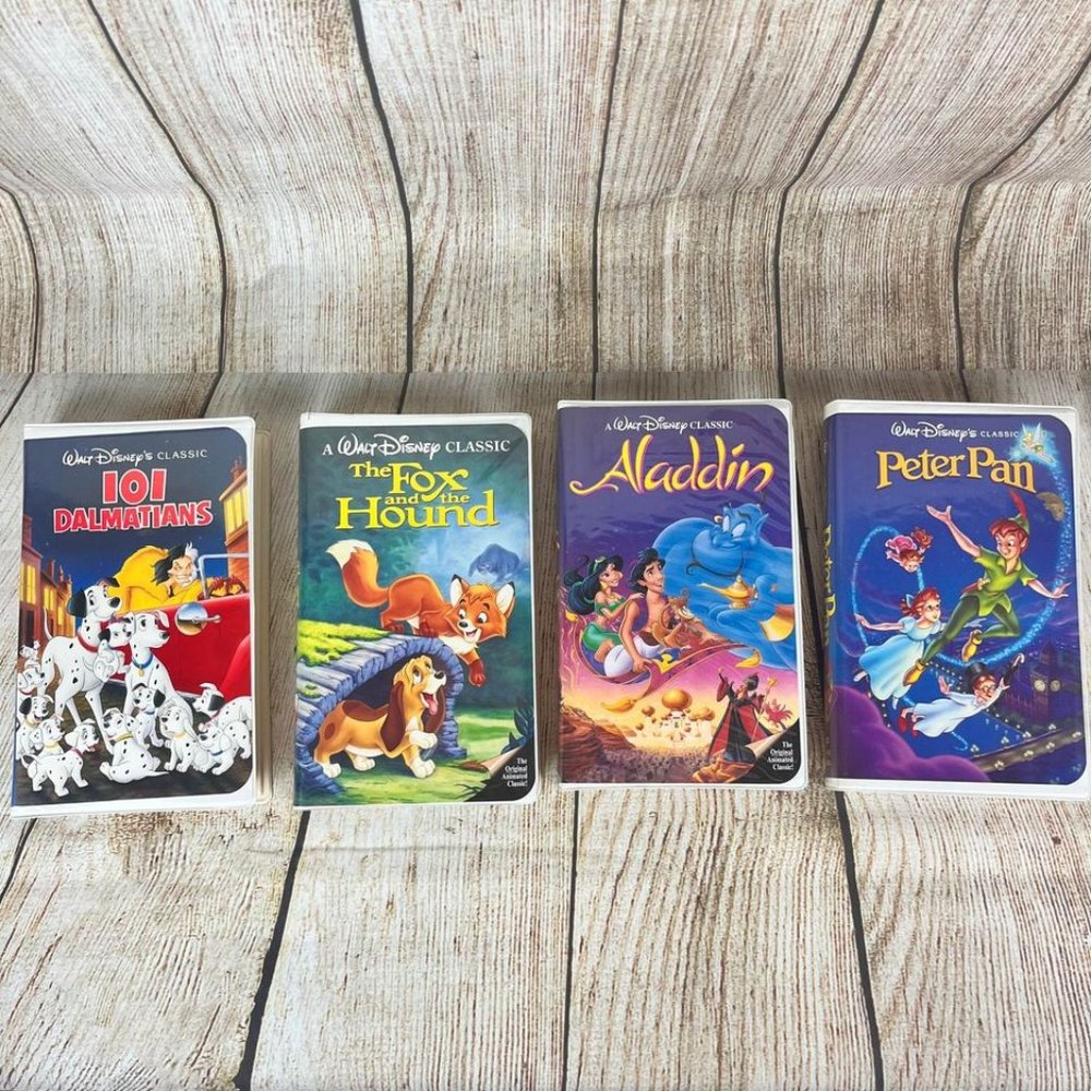 Vintage Walt Disney Classics Collection VHS Lot